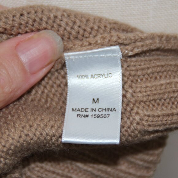 Hazel Moon Women's Cropped Sweater Vest Mushrooms Size M Boho Festival Layered - Picture 7 of 7